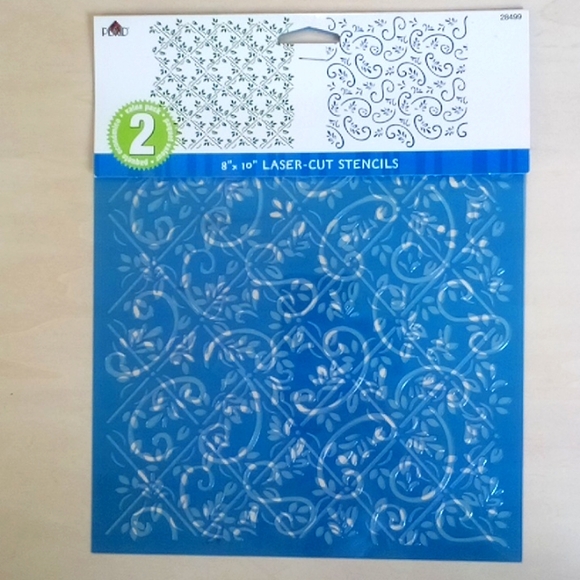 Stencil 2 Pack Laser-cut Background 028995284991 - Picture 1 of 4